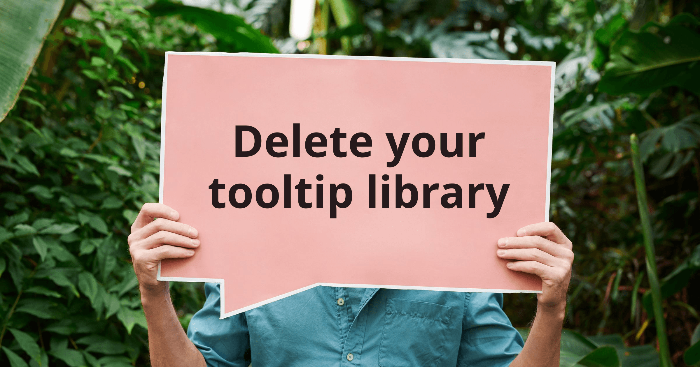 Delete Your Tooltip Library: CSS Anchor Positioning and Popover Do It Now